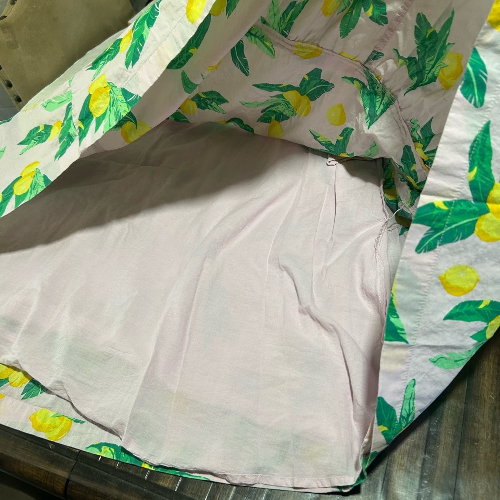 J. Crew Lemon Print High Low Dress - Picture 7 of 12